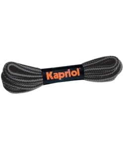 Coppia stringhe nero/grigio 150 cm - kapriol Must-Have